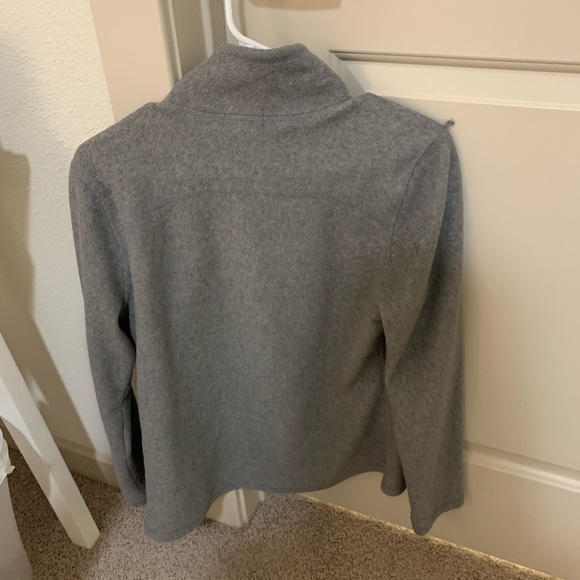 Old Navy Gray Fleece Jacket - Picture 2 of 3